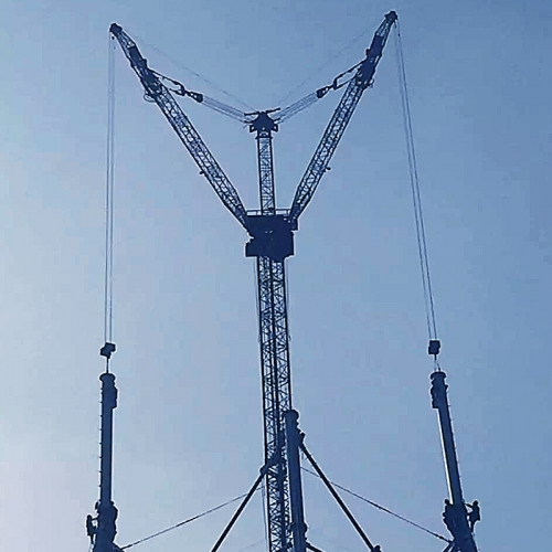 Electric power tower crane